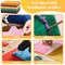 100PCS Colored Felt Sheets - 3.7 x 3.7 inches & 1mm Thick Non-Woven Fabric for DIY Craft Fabric, Cutting, Sewing, Shaping Suitable for Craft, Home Decoration